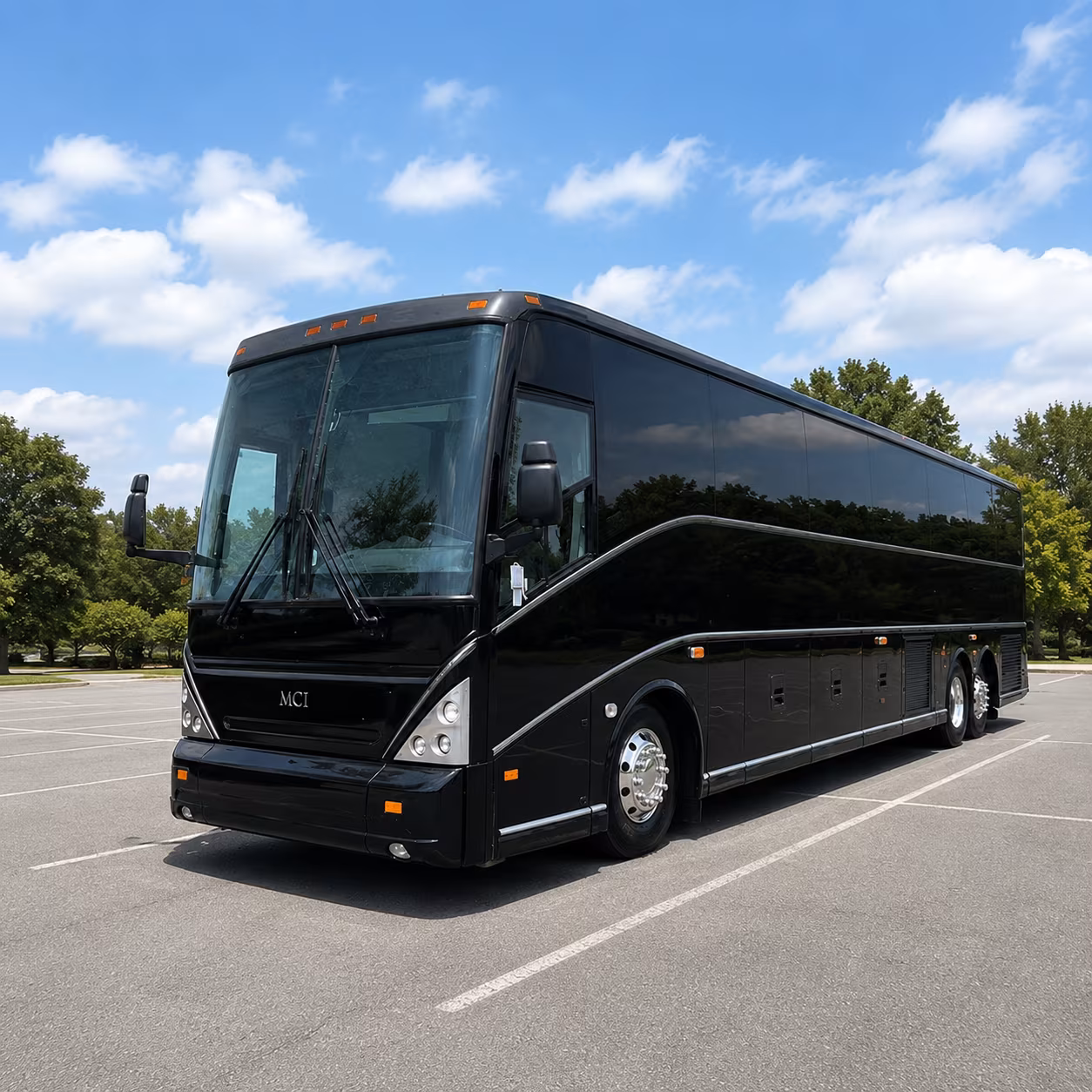 charter buses for multi day conference groups arriving at kansas city international airport