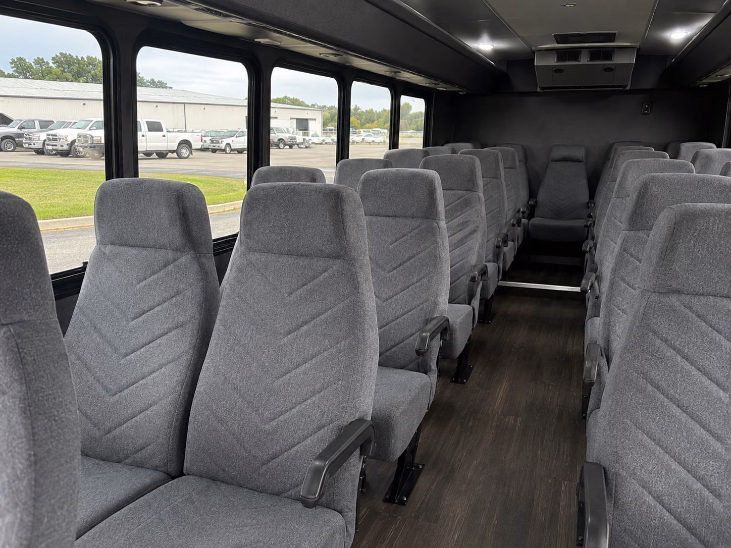 lawrence 18 passenger minibus inside