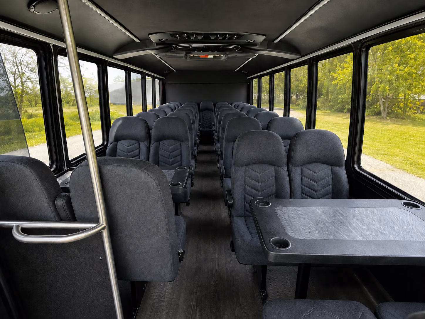 lawrence 20 passenger minibus inside