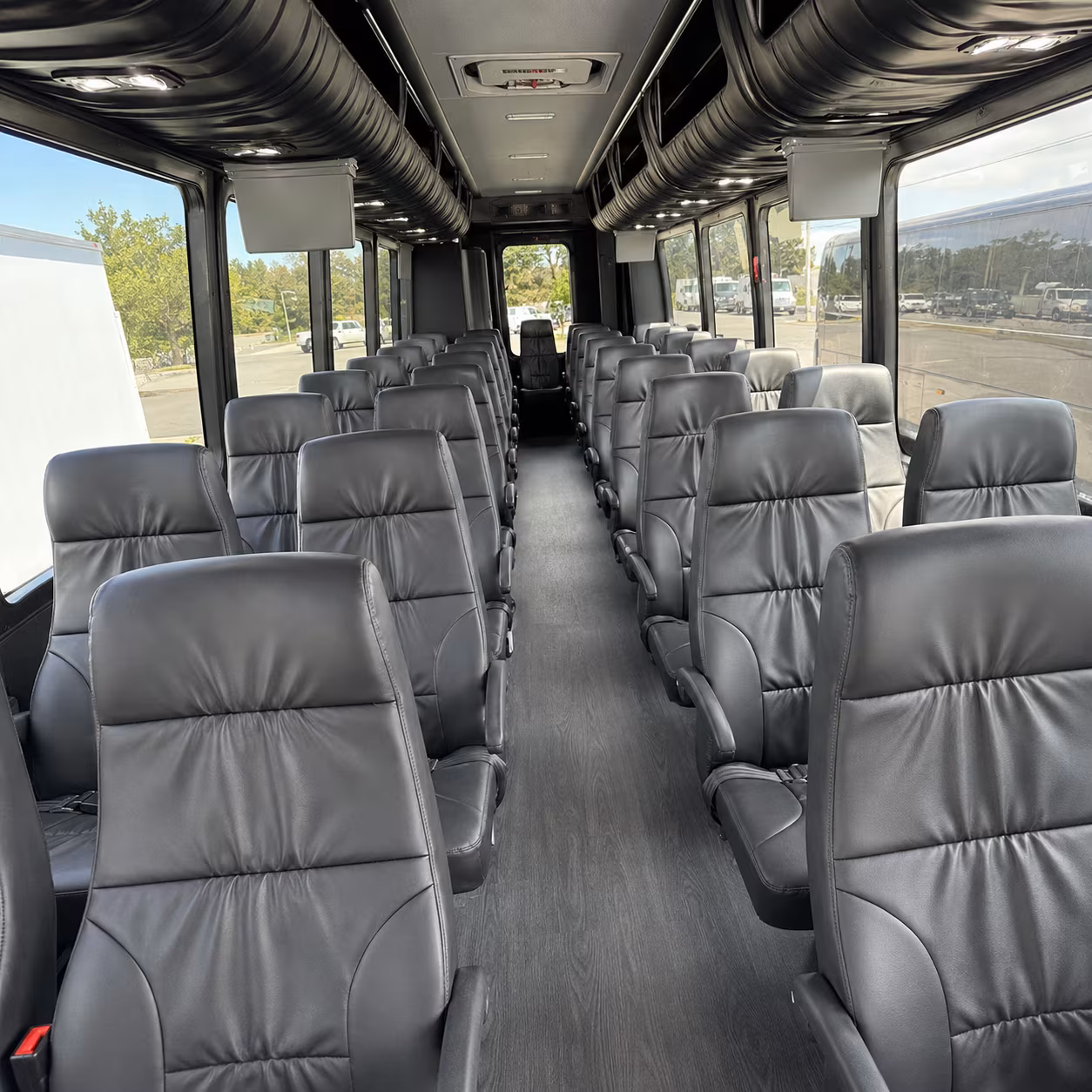 lawrence 25 passenger minibus interior