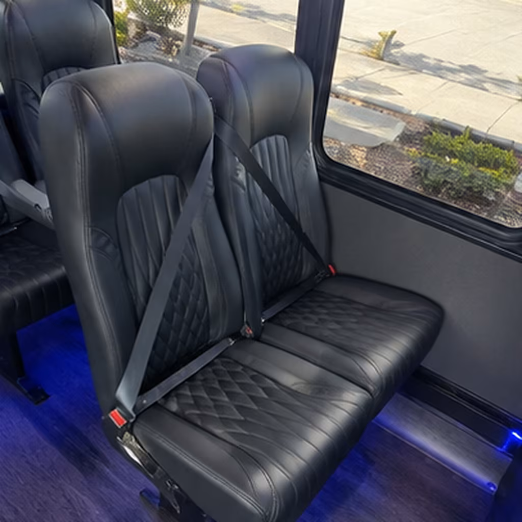 lawrence 28 passenger minibus inside