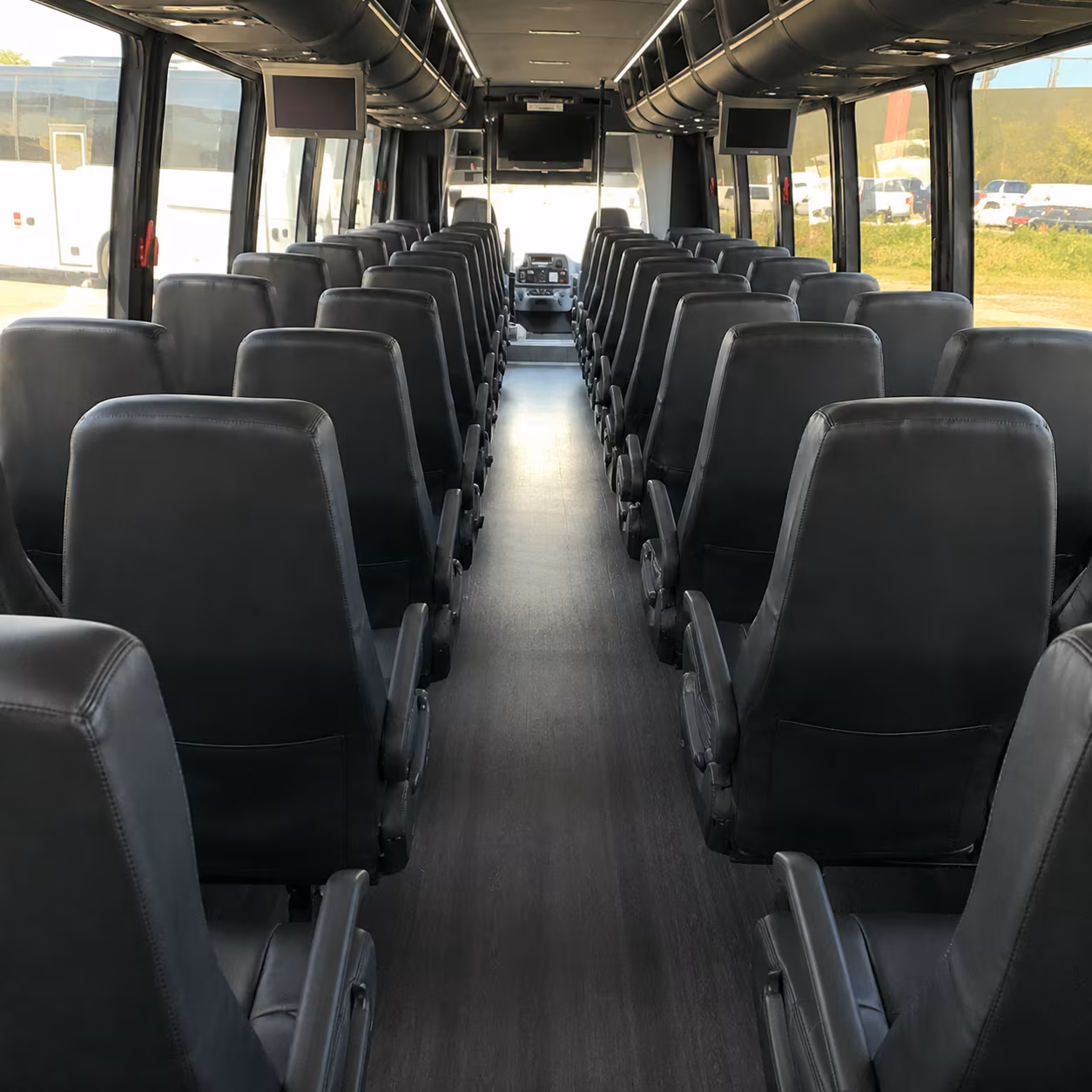 lawrence 30 passenger minibus inside
