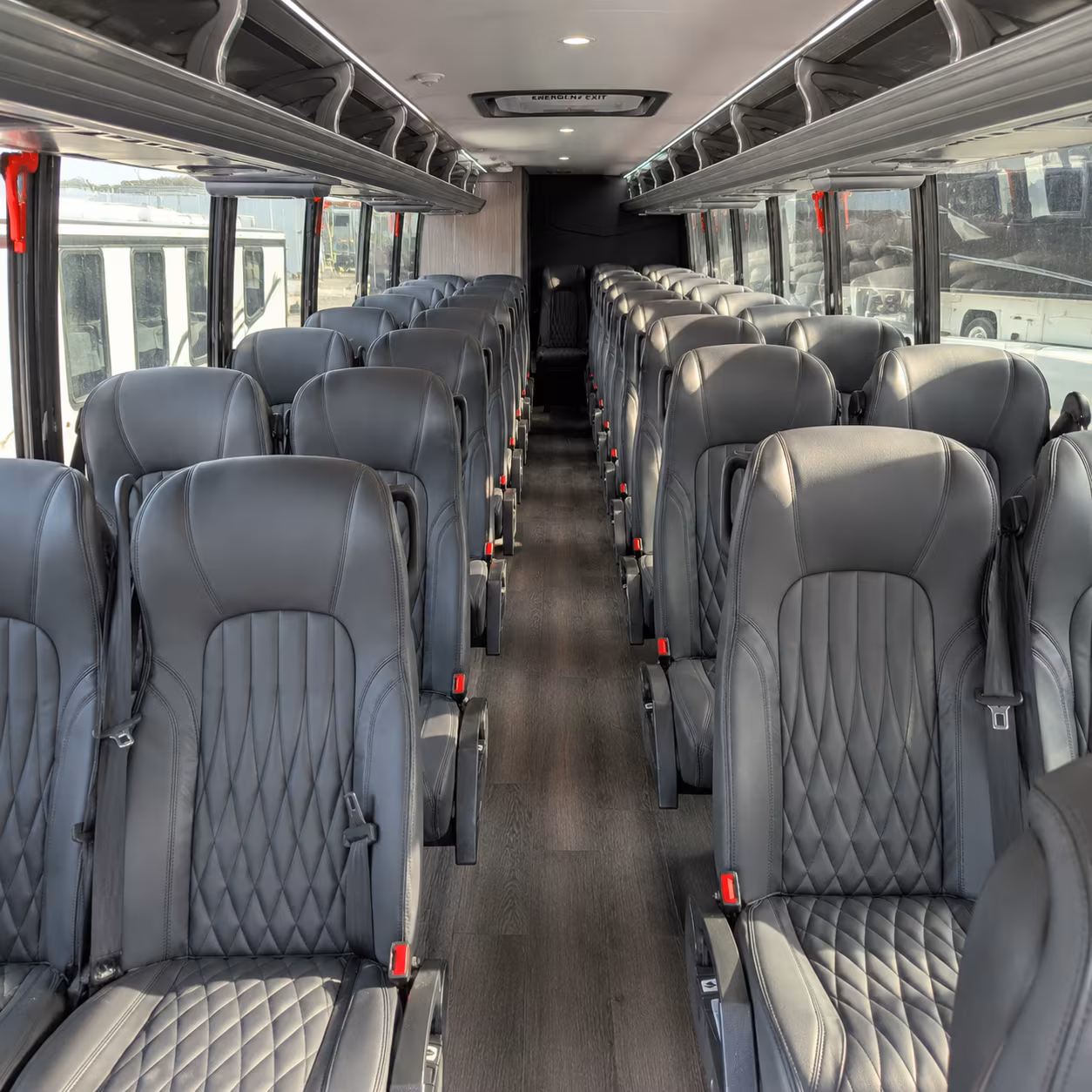lawrence 35 passenger minibus interior