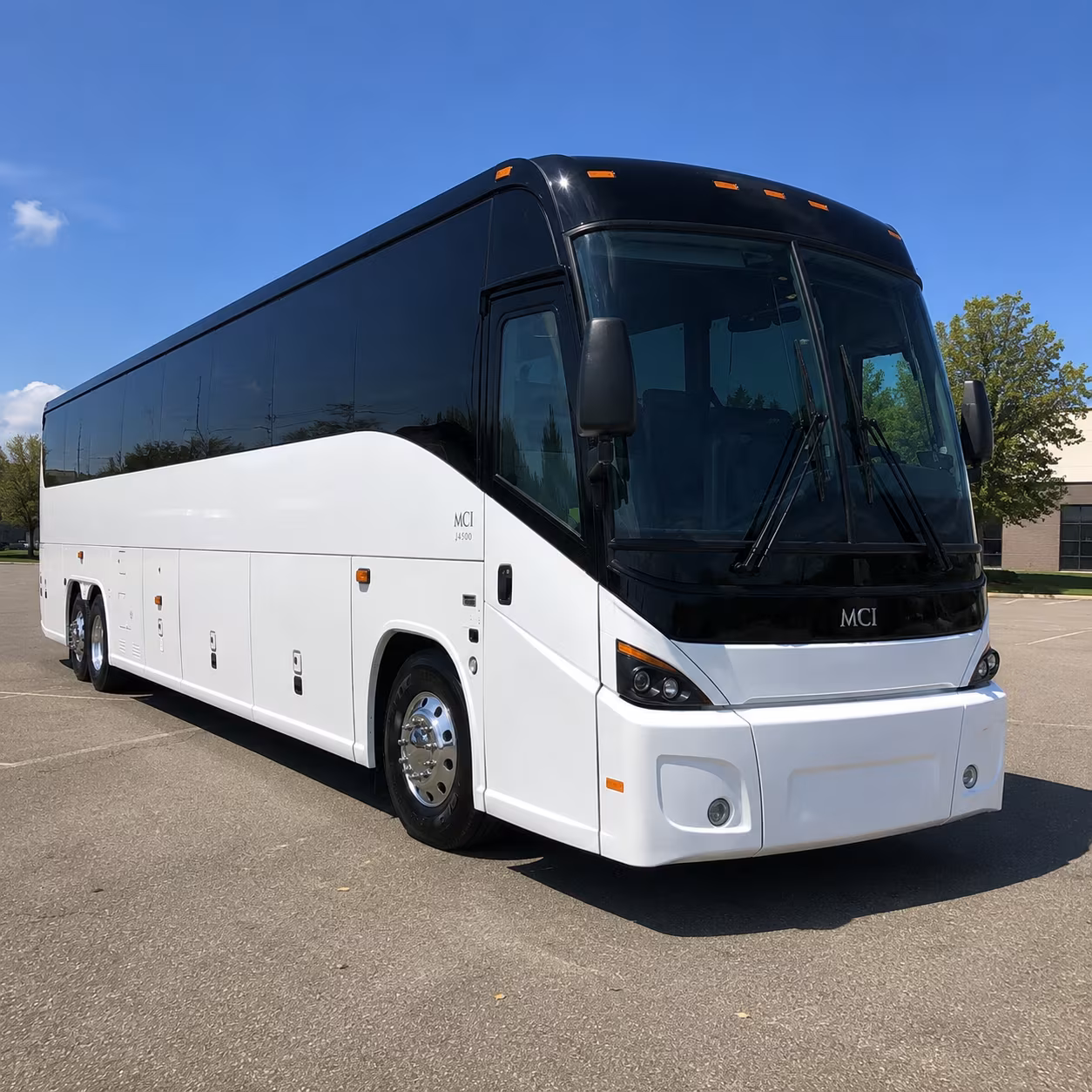 lawrence 45 passenger charter bus