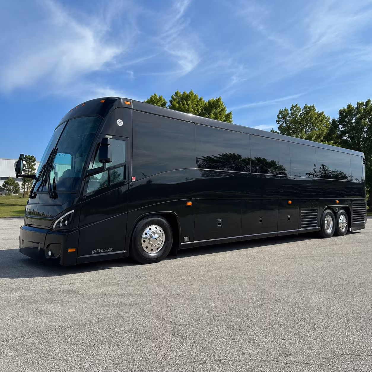 lawrence 47 passenger charter bus