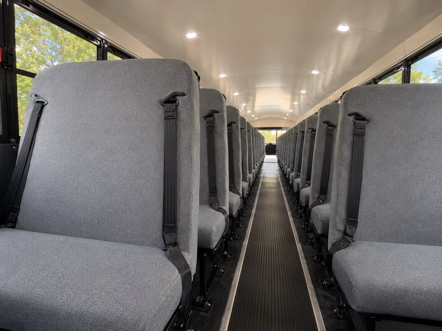 lawrence school bus inside