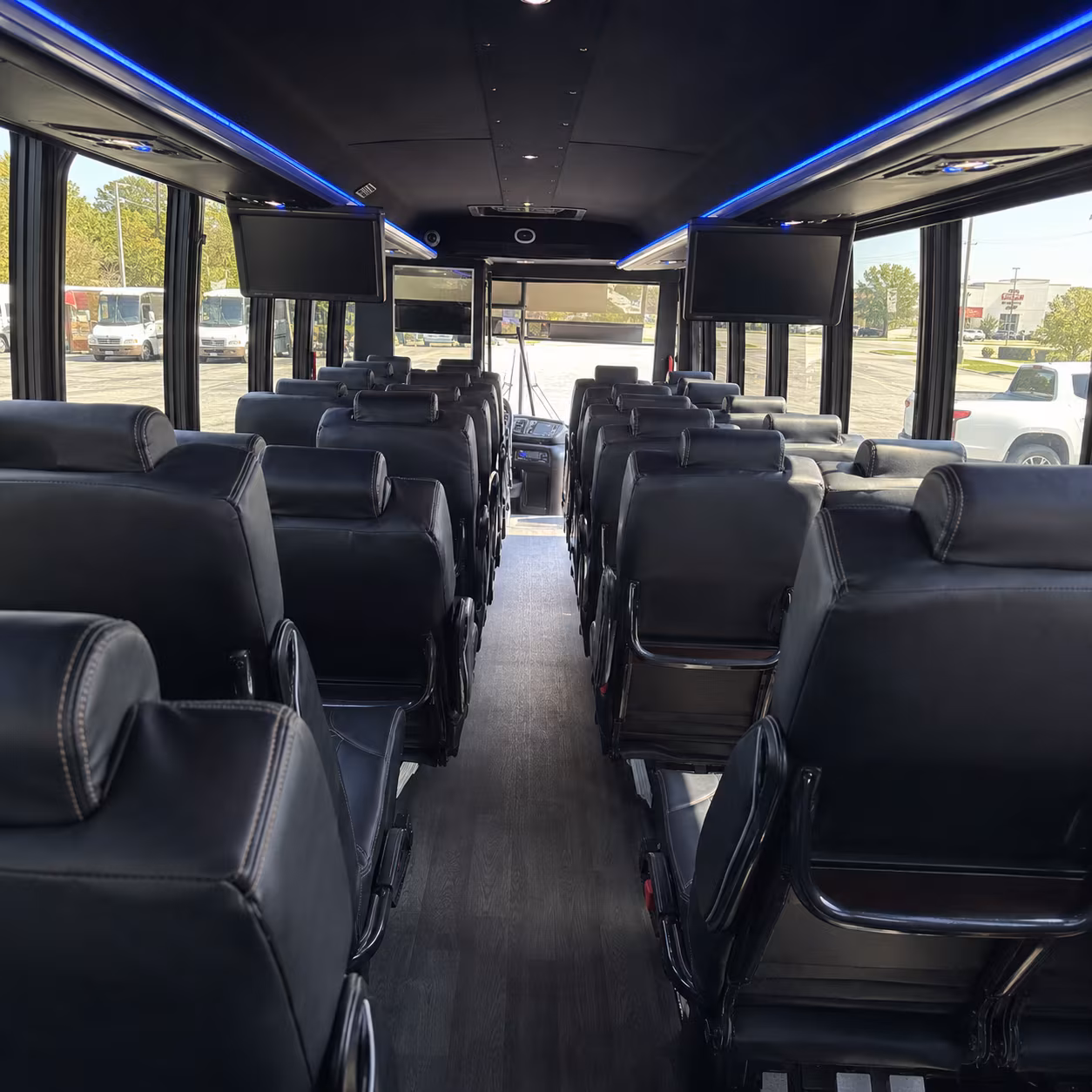 lawrence wine tour transportation onboard seating